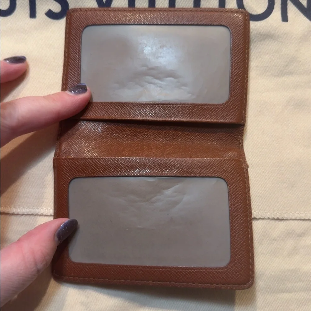 Louis Vuitton Monogram Card Holder Authentic Preloved Vintage with COA CA1919 - Picture 3 of 11